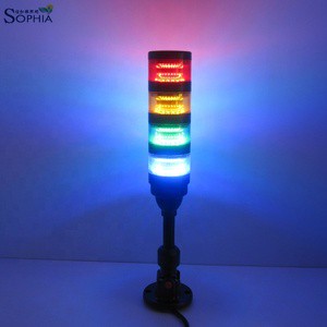 IP67 Four Stack Red Amber Green Blue signal Tower Light