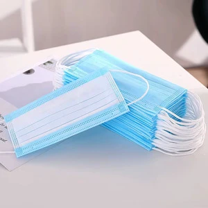 3 Layer Disposable Face Mask Non-Woven Fabric Anti Dust Protective Mask for Epidemic Prevention Daily Use