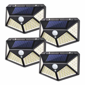 Motion Sensor Solar Wall Garden Lights High Quality Cheap Price 10 Meters 100 Piecesdledsden Lamp 100 LED Waterproof 75 ABS IP65