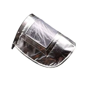 Thermal Fireproof Dust-Proof Mask with Safety Helmet Insulation Anti-Fog Visor Electric Welding Steelmaking Safety Shield