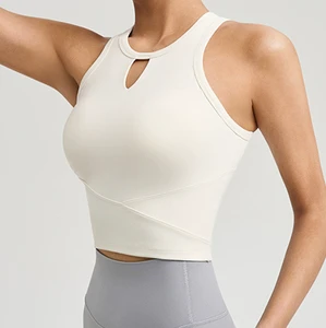 Custom High Quality Quick Dry Soft Silky Touch Yoga Tank Top with Breathable Fabric for Running & Fitness