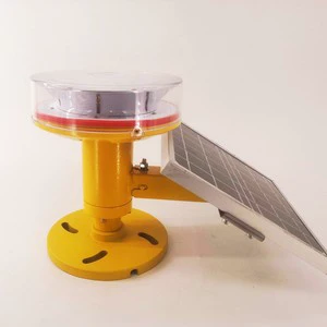 Solar LED Warning Light for Airport Obstacle Marking