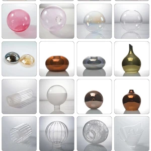 High Borosilicate Coated Glass Lampshade High-temperature-resistant and Highly Transparent Glass Lampshade