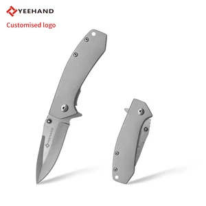 Custom Logo 3Cr13 Steel Pocket Tactical Survival Foldable Outdoor Knife With Stainless Steel Knife
