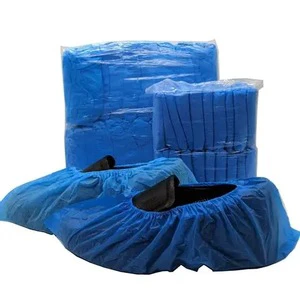 CPE Shoe Covers Equipped With Double Elastic Band And Thickened Film Offer Reliable Durability For Protection
