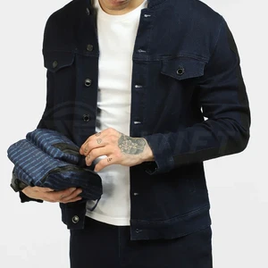 Professional Slim Fit Breathable Quick-Dry Vintage Men's Jeans Jacket with Nylon Lining Custom for Casual Outdoor Winter Wear