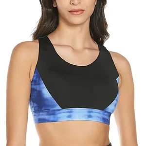 Best Selling High Quality Custom Women's Sports Bra Front Breathable Anti-Bacterial Medium Support Strappy Backless Yoga Fitness
