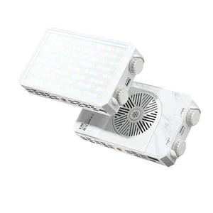 High-Power Pocket LED On-Camera Light for Mobile Phone for Live Streaming Video Outdoor Photography Cold White Beauty Fill IP65