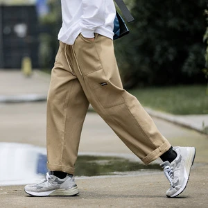 Design Sense Straight Pants, Multi Patch Pocket Daily Bottoms