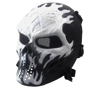Tactical Face Protective Masks Hot Selling Live Colorful Full Face Protective Masks Cosplay Halloween Party Mask