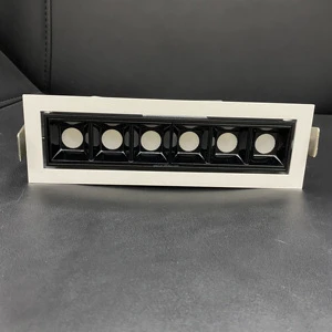 Premium Design 2*6W L186*W60*H50mm LED Grille Linear Light With Flicker-Free Driver 6Head Rotatable 5CCT Dim to Warm ETL Listed