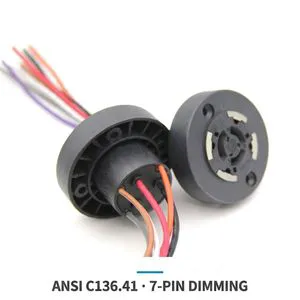 DREAM Street Light Controller Adapter EMA 7-pin Dimming Receptacle Adapter CB Approved Street Light Converter