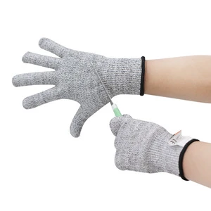 Anti-Cut Wear-Resistant Hppe Anti-Cut Anti-Slash ANSI/ Cut Level 5 EN388 Rating 6 Safety Work Gloves