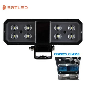 6 Inch 48W 8 Led Square 12V IP68 Waterproof 2600Lm Flood Slim Heavy Duty LED Work Light For Automotive Truck Marine Tractor