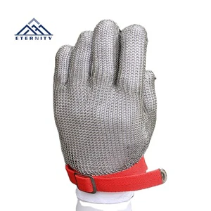 Stainless Steel Food Grade Kitchen Anti Cut Gloves Cut Resistant Hand Gloves for Carpenter Meat
