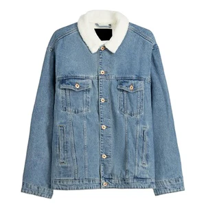 Men's Classic Style Faded Wash Denim Jackets & Coats for Winter Layering and Casual Outings
