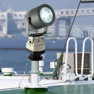 150W High Brightness LED Navigation Searchlights For Boats Remote Control Marine Boat Lighting