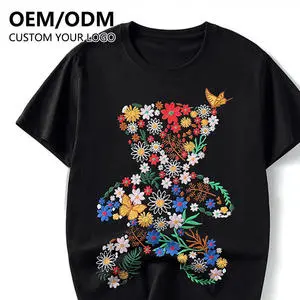 LTD-MT1023 Clothing Manufacturer Custom Back Design Print Embroider Rhinestone Logo Washed Oversized T-Shirts For Men For Women