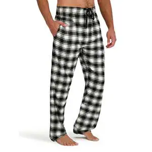 Wholesale OEM Custom Logo Hot-Selling New Products Wholesale Plaid Men's Pajama Pants Casual Lightweight Trousers Sleep Bottoms
