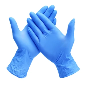 Hot Sale Cheapest Price Fast Delivery Disposable Nitrile Gloves Blue Work Inspection Powder Free Disposable Nitrile Gloves