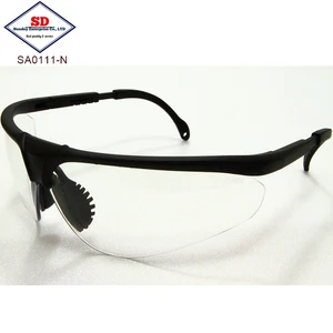 EN166 Certified Anti-Fog Injection Color Nylon Plastic Safety Goggles PC Frame Construction SD SA0111-N Taiwan