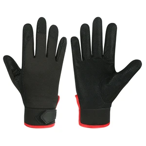Essential PU Safety Work Gloves Full Finger Adjustable Wristlet Black Slip Resistant Durable Breathable Fabric for Workshops