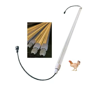Waterproof IP65 Dimmable No Flicker T8 LED Poultry Chicken Farm Light for Broiler Poultry