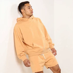 Newest Men's Stylish Hoodie and Shorts Outfit Set with Comfortable Fit for Casual and Lounge Wear with Custom Logo