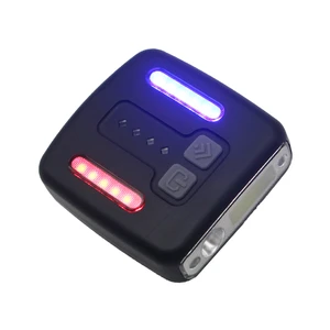ABS Plastic Portable LED Clip Light Multi Induction Modes Type-C USB Rechargeable IP55 Waterproof Touch Control Lamp
