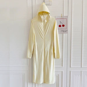 Sun Protection Clothes Women Plus Long 2024 Summer Body UV Light Breathable Ice Silk Sun-protective Clothing Riding Tram
