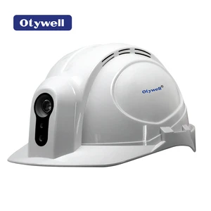 Smart Safety Helmet With Gas Leakage Detection Alarm Gas Monitor HD Live Camera For Industrial Workers