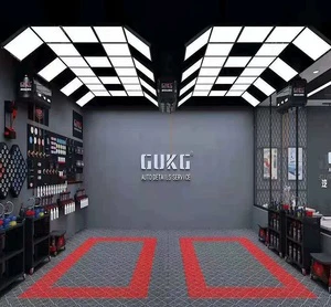 220V 110V LED Detail Light Honeycomb LED Garage Light Hexagonal Gym Workshop Barber Shop Beauty Shop Dedicated Car Washing Area