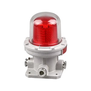 Solar Explosion Proof Warning Light, 10W 20W 40W Medium High Intensity Flashing Beacon For Tower High Building