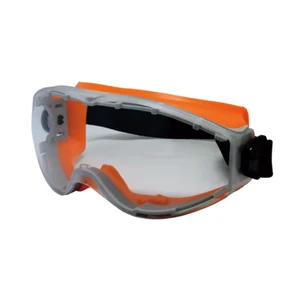Taiwan-Made Black PVC Frame Anti-Impact Scratch Resistant Anti-Fog Mirror/Rainbow Lens Parachuting Goggle ANSI Eye Protection