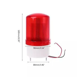 Wiring Sound and Light Alarm Workshop Equipment LED Rotary Alarm Light 12V24V220V