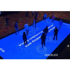 3D Interactive LED Dance Floor Pisos LED Con Luz Para Fiestas Piso LED Infinito Para Bailar Disco Digital LED Video Dance Floor