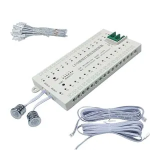 2026 Hot DC12-24V Smart Led Stair Lights Dimmer 32 Steps PIR Induction Step Motion Sensor Controller Smart Led Light for Stairs