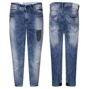 Breathable Waterproof Eco-Friendly Denim Men's Straight Mid Waist Jeans