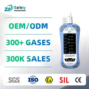 Flammable Toxic Confined Space Combustible Portable Multi Gas Detector