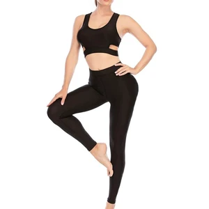 High Quality Custom Designed Women's Yoga Set Comfortable Spandex/Cotton New Arrival OEM Services Plus Size Friendly Yoga set