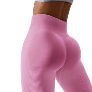 Fashion Seamless Gym Clothes Pants Butt Leggins Women Fitness Workout Gym Leggings
