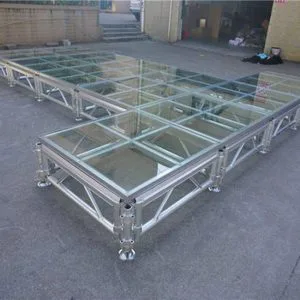 Swimming Pool Glass Transparent Portable Stage Concert Dance Stage Platform