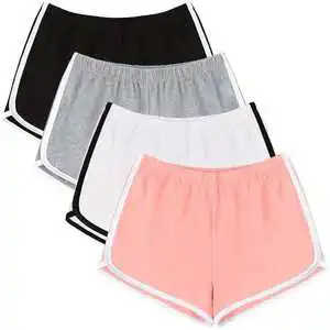 Fashion Women Yoga Sports Shorts Gym Workout Waistband Running Jogging Summer Beach Pants Plus Size S-XXL Washed Pattern