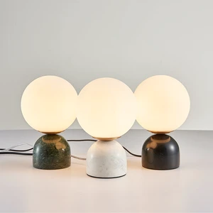 Energy Saving Antique Glass Table Light China Supplier Modern Bedroom Decoration Bedside Small Glass Desk Table Lamp