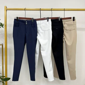 Low MOQ White Competition Equestrian Breeches Jodhpurs Factory Price Women Horse Riding Breeches Quick Dry Equestrian Apparels
