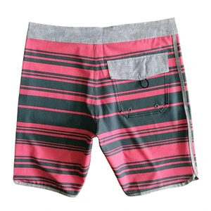 Men Swimming Trunks Quick Dry Beach Shorts Pocket Men Swim Wear Shorts