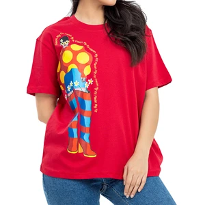 Customized Loose Oversized Spandex T-shirt Solid Streetwear Fashion Designer Cotton Plus Size Women's Clothing Button Breathable