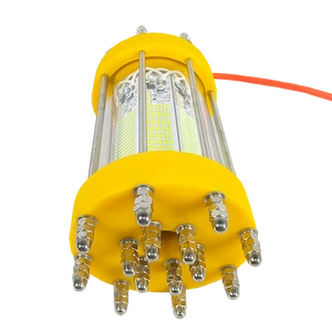 110V 1000w Luminous Fishing Lights Night Fluorescent on Boat Luring Fishes 6-sided 360 Glow Fishing Underwater Light