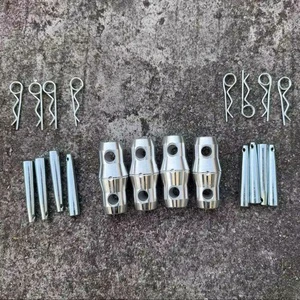 Aluminum Alloy Stage Lighting Truss Connector, Truss Joint Fitting, Spigot Pin and R-clip, for 50mm Spigot Truss.