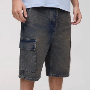 Breathable Customised Men's Summer Casual Mid Waist Light Wash Denim Shorts High Quality Custom Design and Logo Accepted